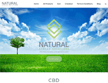 Tablet Screenshot of naturalstresssolutions.com